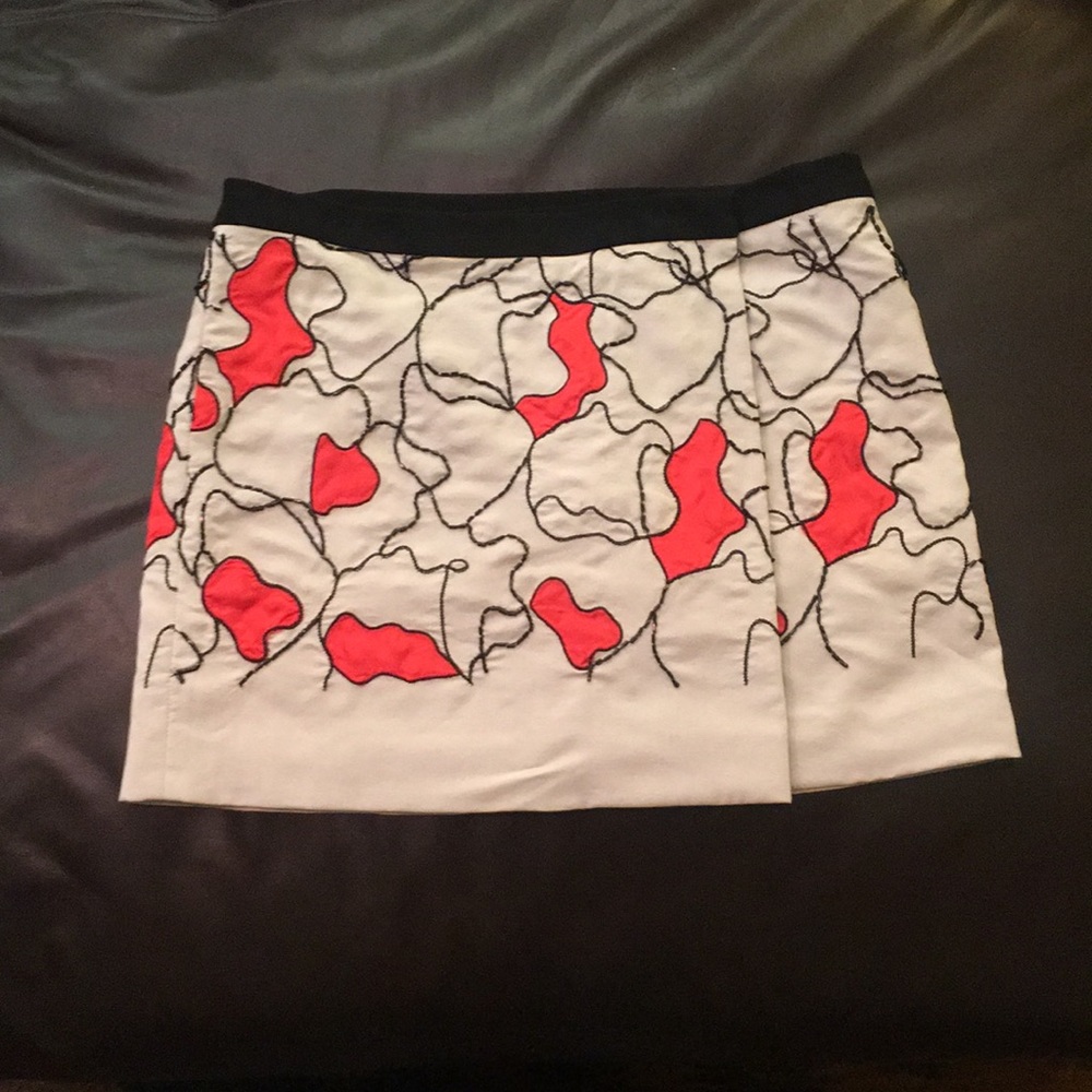 DVF silk wraparound skirt